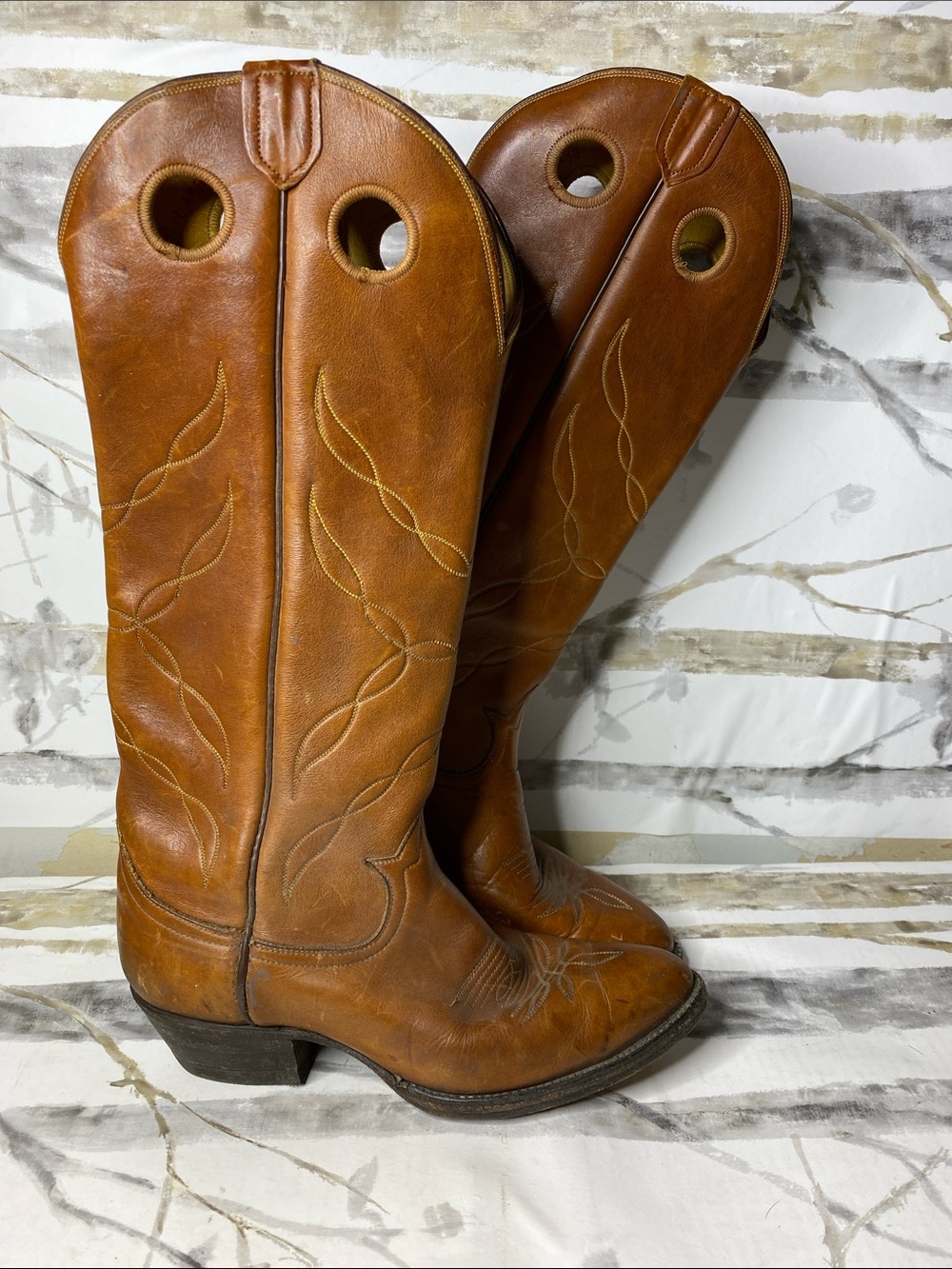 Vintage Women’s Tony Lama Tall Cowboy Boots